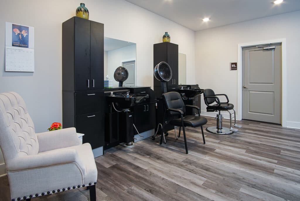 salon area