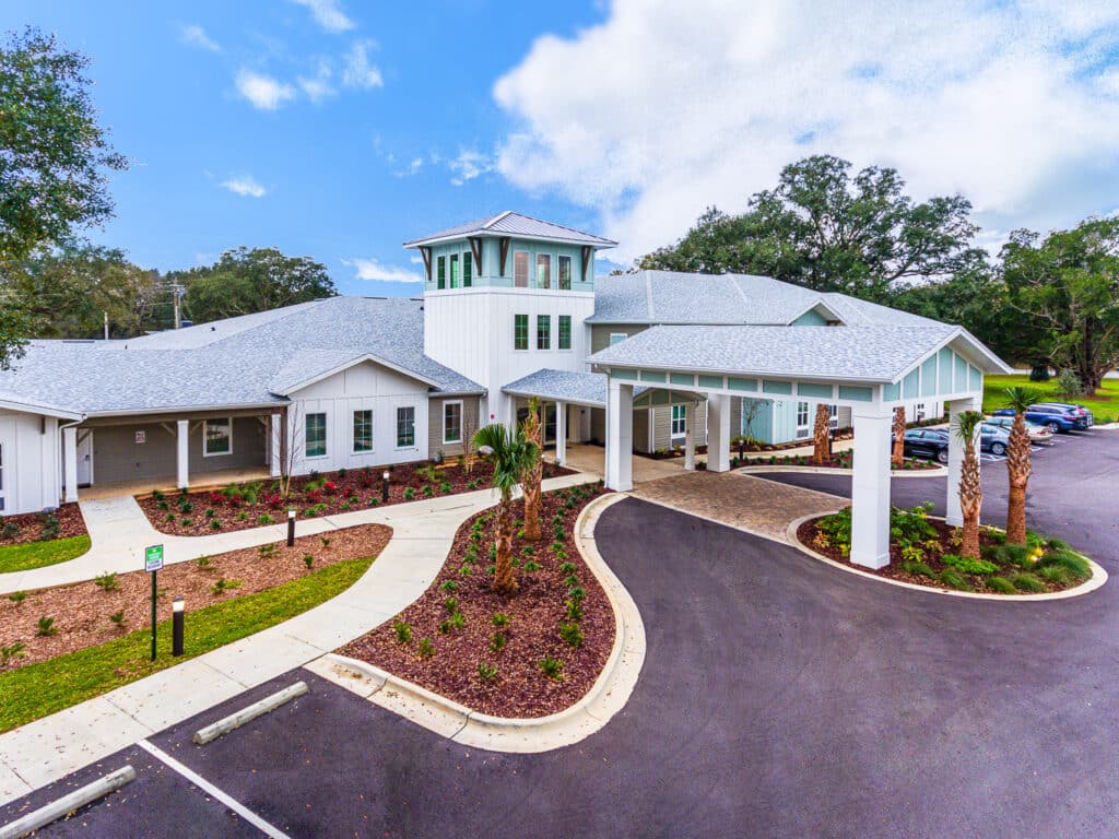 senior living community building front